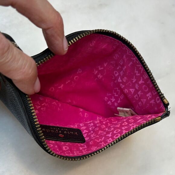 Kate Spade Pebbled Leather Clutch Wristlet - Picture 14 of 14